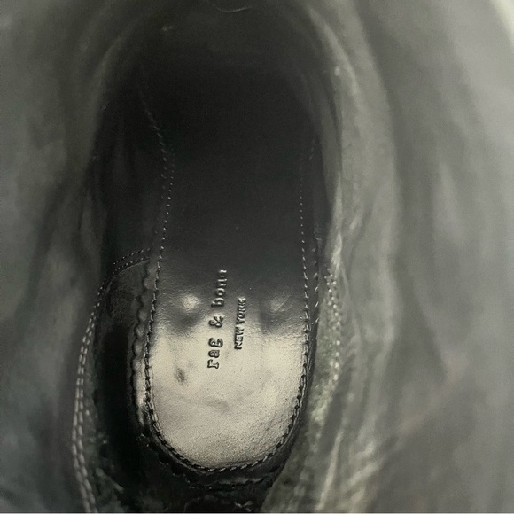 Rag & bone classic newbury black suede ankle boots - Picture 7 of 7